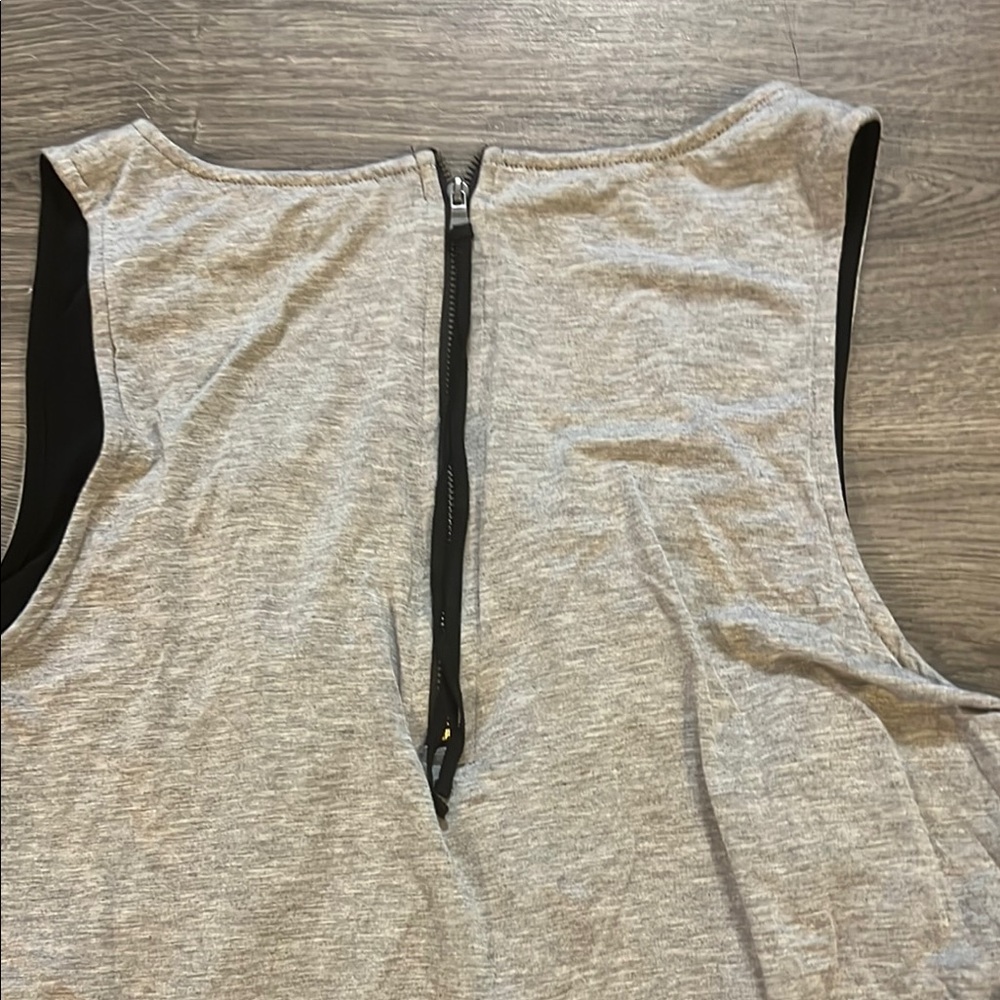Splendid Gray and Black Skater Mini Skirt for Casual Occasions - Picture 6 of 6